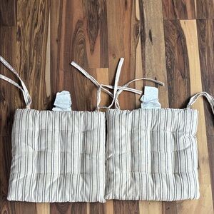 Threshold Natural Stripe Chair Pads